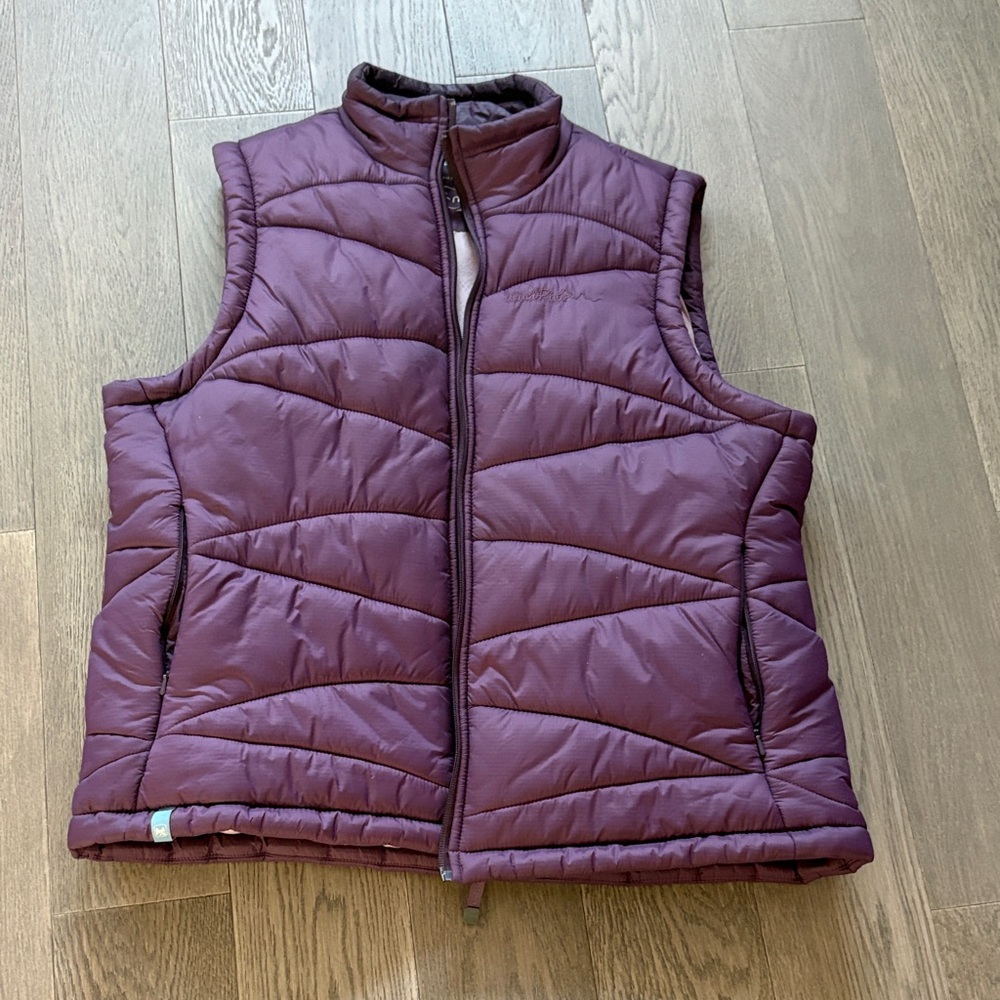 Wind River Purple Quilted Puffy Vest